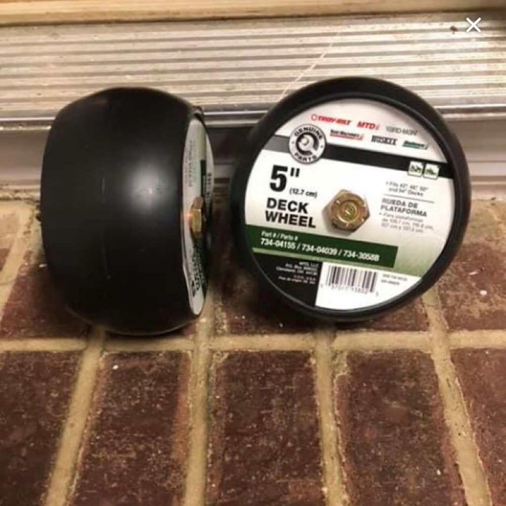 5” lawnmower deck wheels